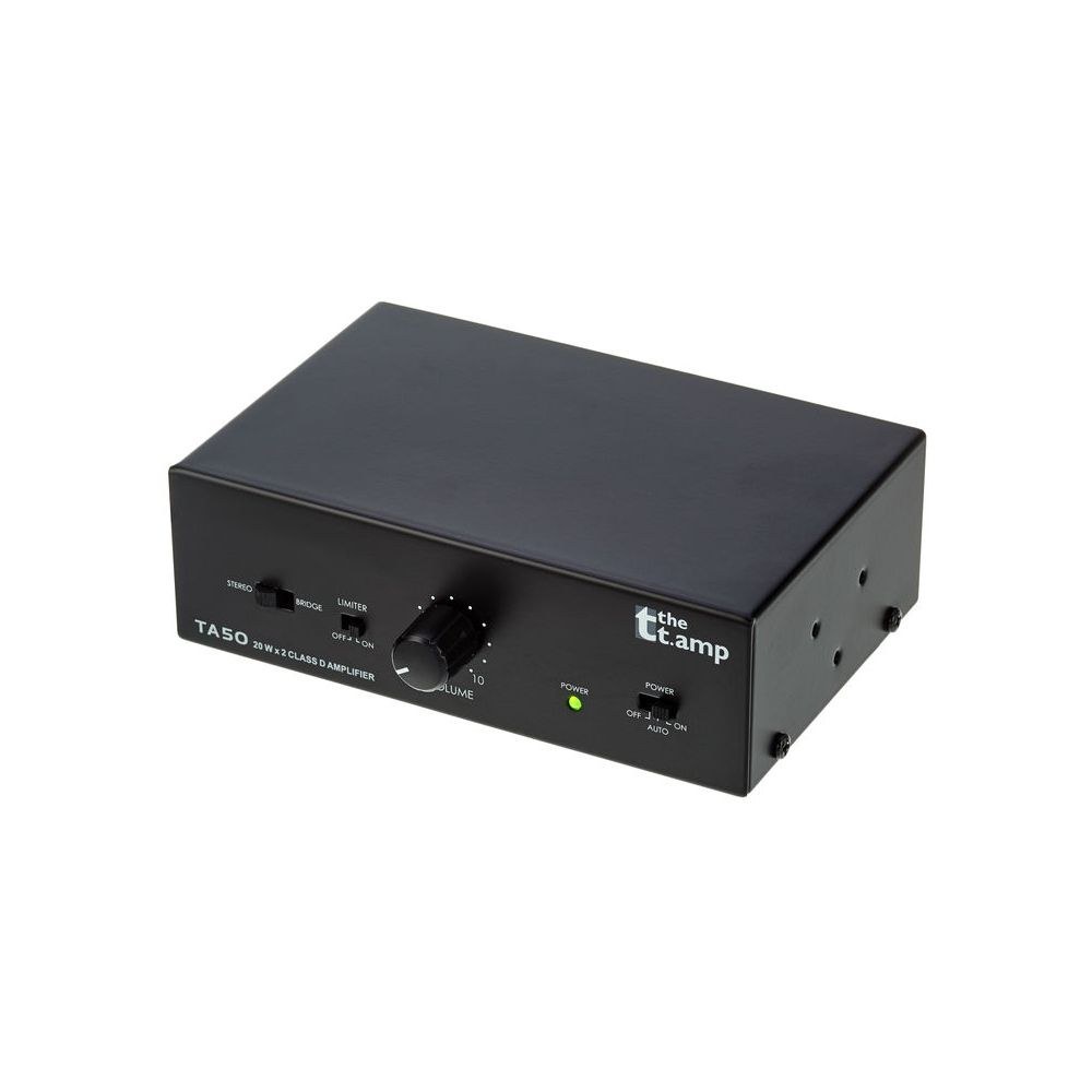 מגבר מיני 2×20W the t.amp להתקנה – מאחורי מסך, בתקרה אקוסטית, כניסת מיני-ג׳ק, לימיטר 1 מגבר מיני 2×20W the t.amp להתקנה – מאחורי מסך, בתקרה אקוסטית, כניסת מיני-ג׳ק, לימיטר