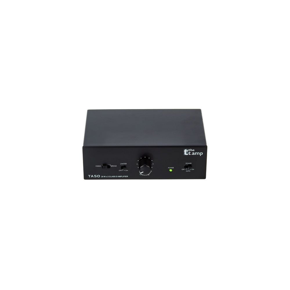 מגבר מיני 2×20W the t.amp להתקנה – מאחורי מסך, בתקרה אקוסטית, כניסת מיני-ג׳ק, לימיטר 2 מגבר המיני להתקנה – מגבר להתקנה, תמונה 2