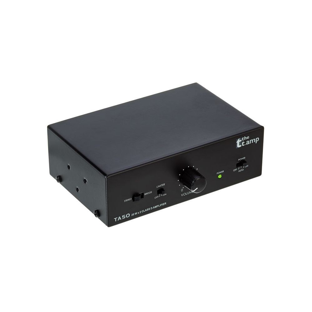 מגבר מיני 2×20W the t.amp להתקנה – מאחורי מסך, בתקרה אקוסטית, כניסת מיני-ג׳ק, לימיטר 3 מגבר המיני להתקנה – מגבר להתקנה, תמונה 3