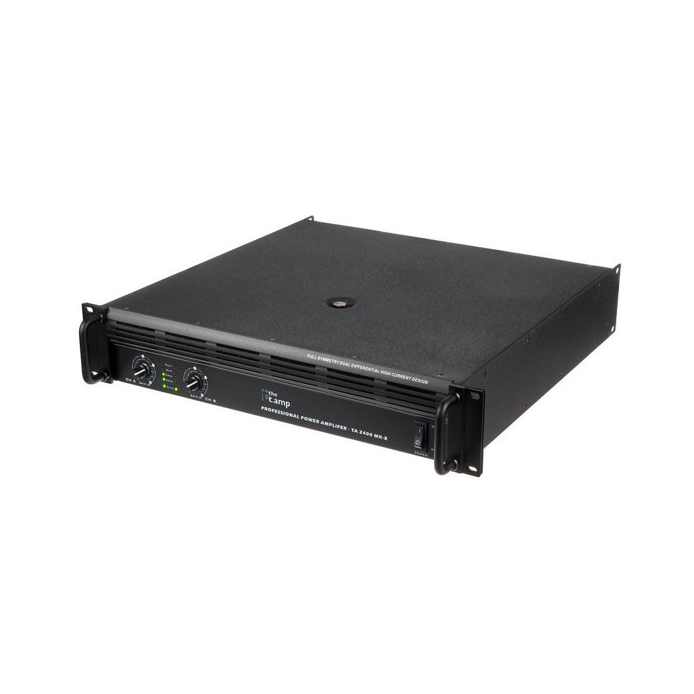 מגבר הספק 2×1200W the t.amp – ראק 2U עם לימיטר והגנת קצר 1 מגבר הספק 2×1200W the t.amp – ראק 2U עם לימיטר והגנת קצר