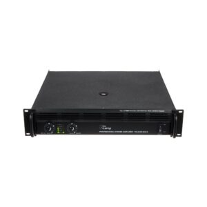 מגבר הספק 2×1200W the t.amp – ראק 2U עם לימיטר והגנת קצר