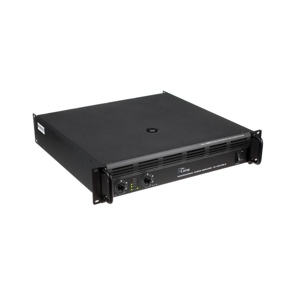 מגבר הספק 2×520W the t.amp – ראק 2U עם לימיטר והגנת קצר 3 מגבר ההספק the t.amp 2×520W – מגבר הספק לראק, תמונה 3