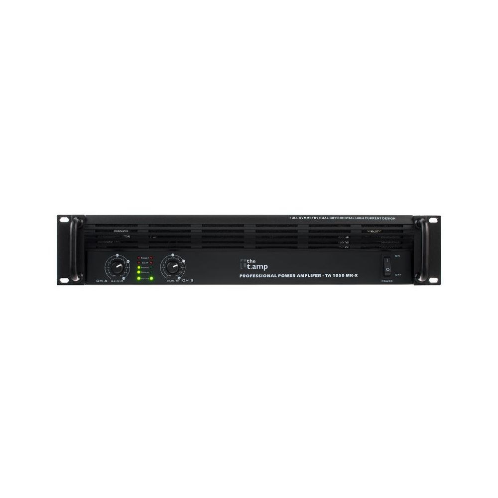 מגבר הספק 2×520W the t.amp – ראק 2U עם לימיטר והגנת קצר 5 מגבר ההספק the t.amp 2×520W – מגבר הספק לראק, תמונה 5