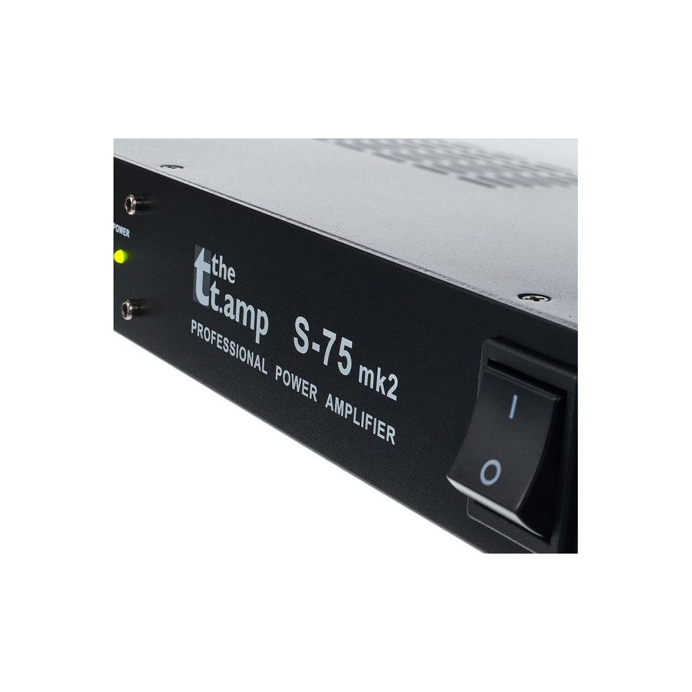 מגבר הספק the t.amp 2×75W – ללא מאוורר, ראק 1U, כניסות XLR וג׳ק, ניתן לגישור 7 מגבר ההספק השקט של the t.amp – מגבר הספק, תמונה 7