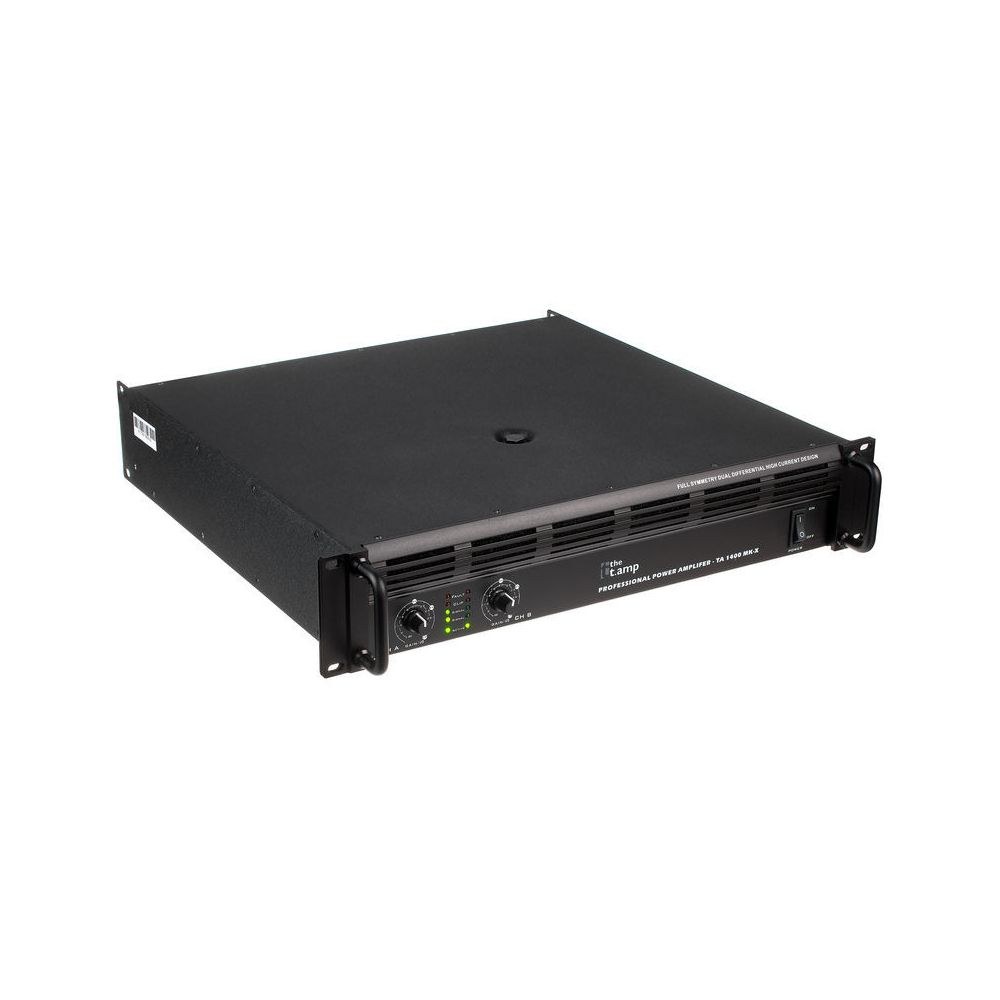 מגבר הספק 2×850W the t.amp – ראק 2U עם לימיטר והגנת קצר 3 מגבר ההספק the t.amp 2×850W – מגבר הספק לראק, תמונה 3