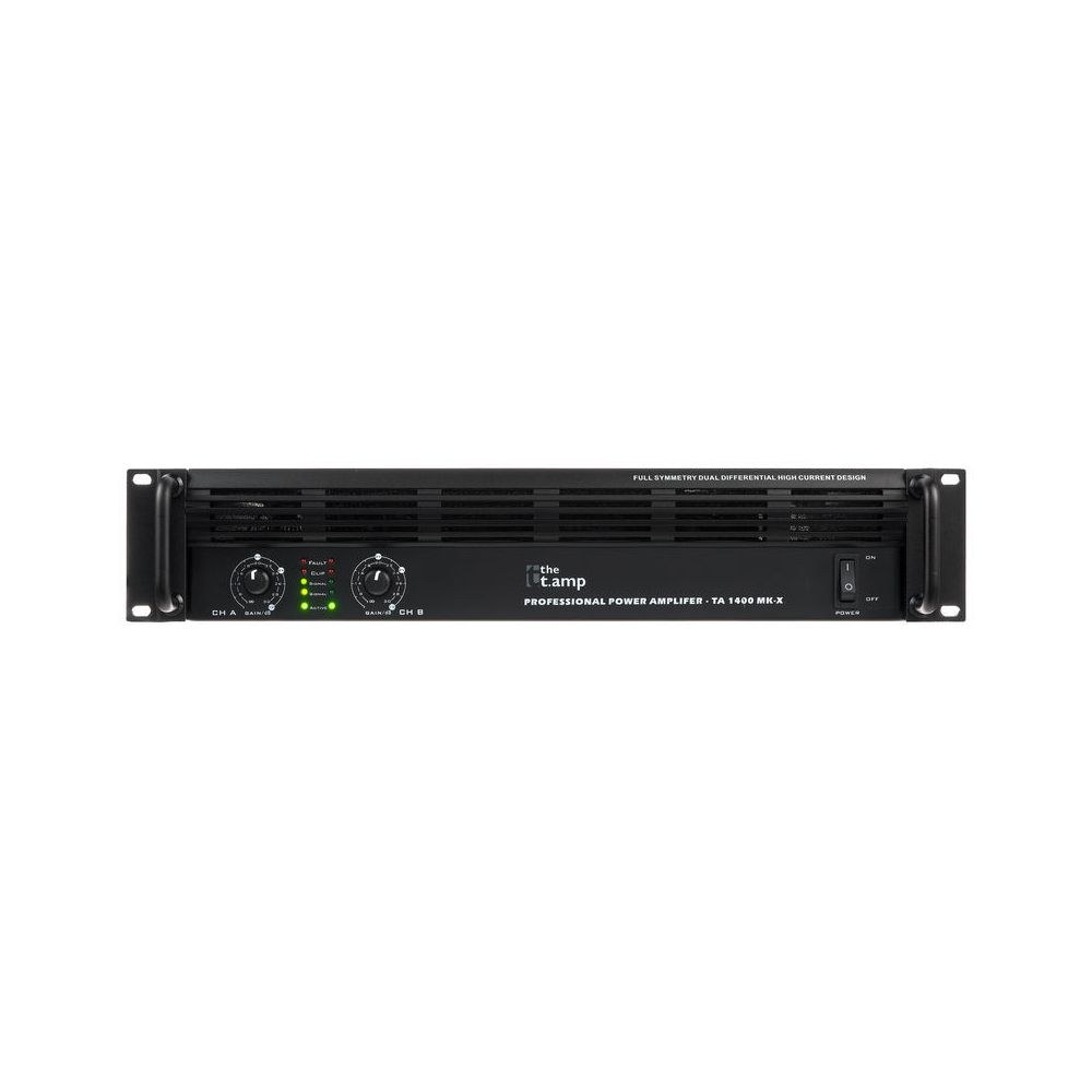 מגבר הספק 2×850W the t.amp – ראק 2U עם לימיטר והגנת קצר 5 מגבר ההספק the t.amp 2×850W – מגבר הספק לראק, תמונה 5