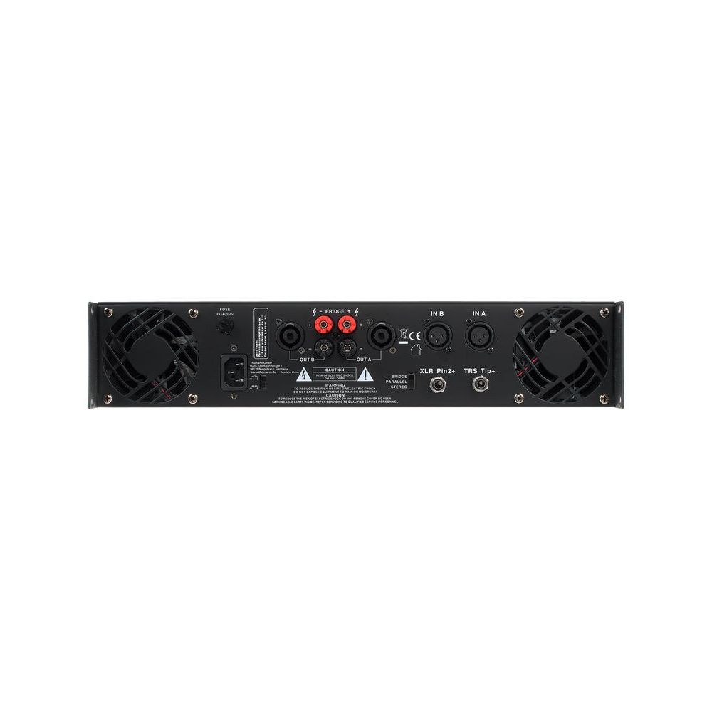 מגבר הספק 2×850W the t.amp – ראק 2U עם לימיטר והגנת קצר 7 מגבר ההספק the t.amp 2×850W – מגבר הספק לראק, תמונה 7