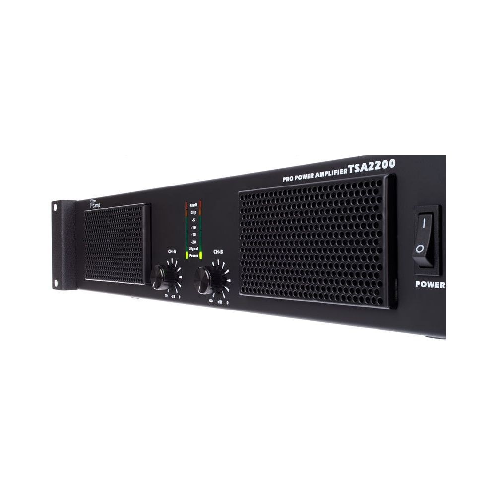 מגבר הספק the t.amp – 2×910W ב-4 אוהם, ספק ממותג (SMPS) בראק 2U 5 מגבר ההספק 2×910W של the t.amp – מגבר הספק עם ספק ממותג, תמונה 5