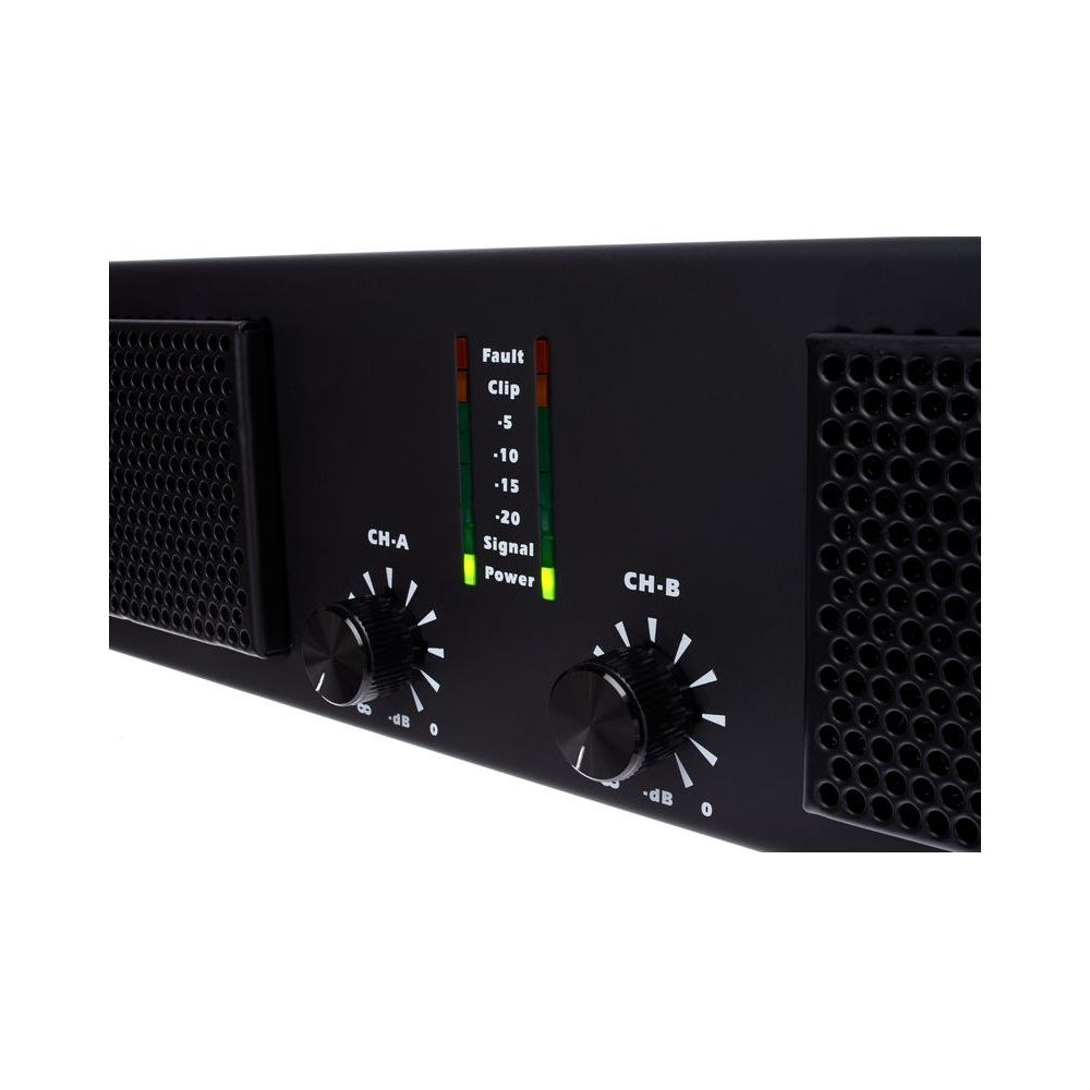 מגבר הספק the t.amp – 2×910W ב-4 אוהם, ספק ממותג (SMPS) בראק 2U 6 מגבר ההספק 2×910W של the t.amp – מגבר הספק עם ספק ממותג, תמונה 6