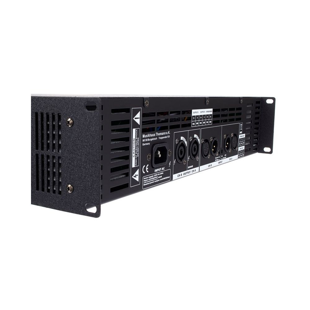 מגבר הספק the t.amp – 2×910W ב-4 אוהם, ספק ממותג (SMPS) בראק 2U 7 מגבר ההספק 2×910W של the t.amp – מגבר הספק עם ספק ממותג, תמונה 7
