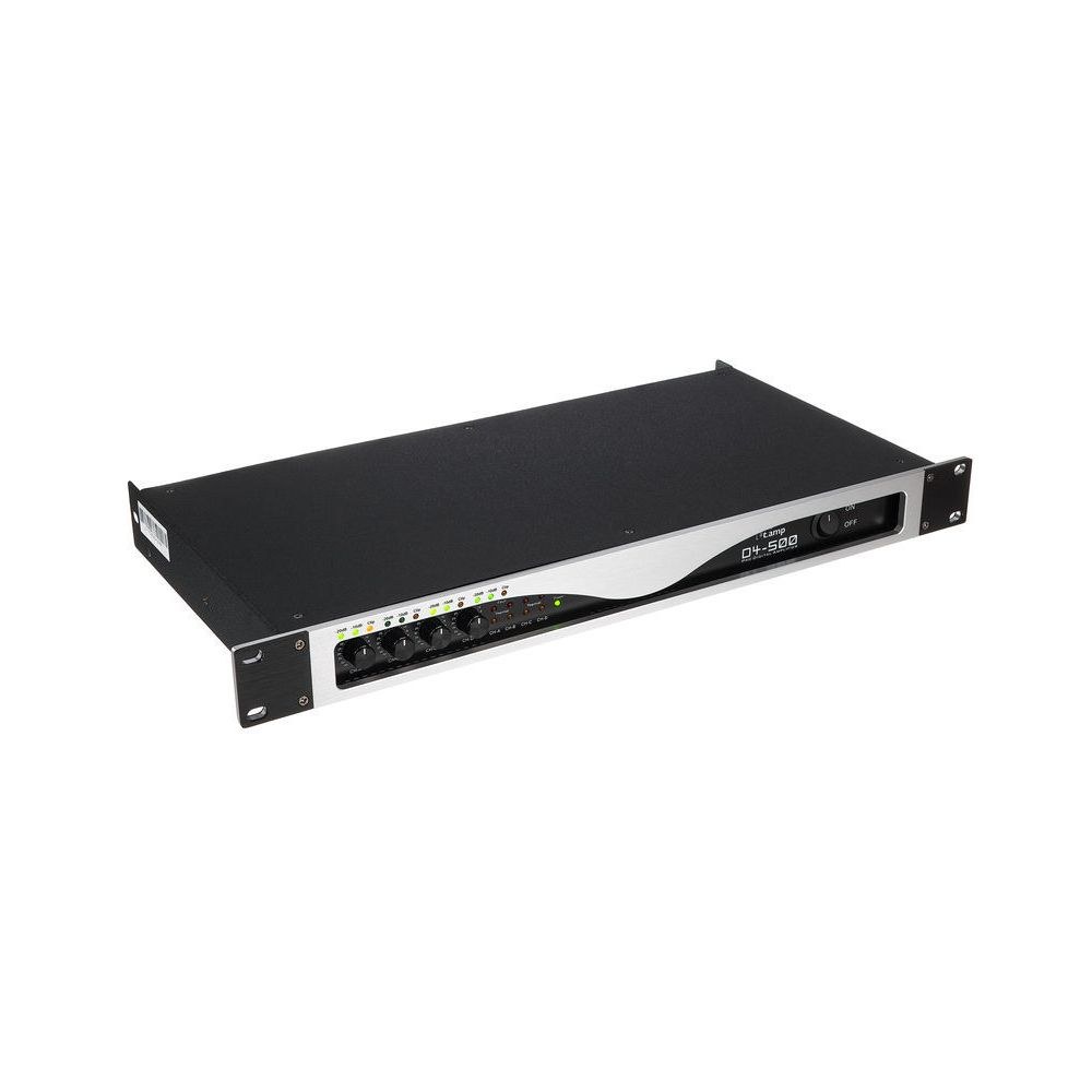 מגבר הספק 4 ערוצים the t.amp – 4×500W ב-4 אוהם, Class D בראק 1U 3 מגבר ההספק 4 הערוצים של the t.amp – מגבר הספק 4 ערוצים, תמונה 3