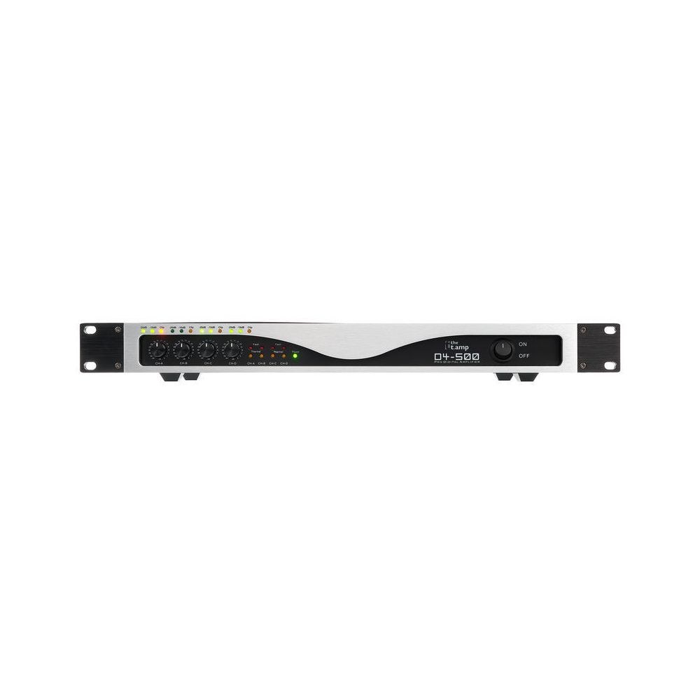 מגבר הספק 4 ערוצים the t.amp – 4×500W ב-4 אוהם, Class D בראק 1U 5 מגבר ההספק 4 הערוצים של the t.amp – מגבר הספק 4 ערוצים, תמונה 5