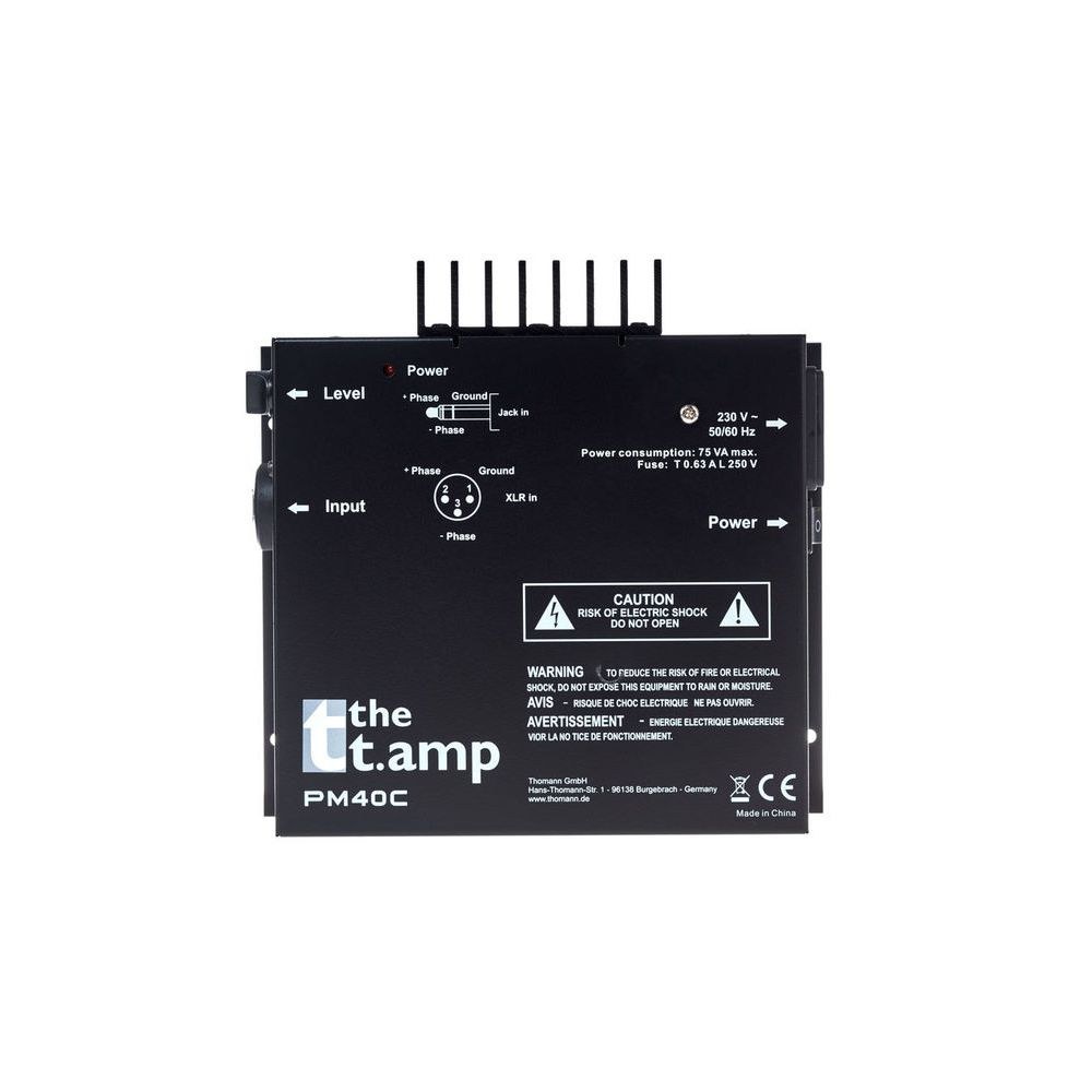 מודול מגבר 50W להתקנה על רמקול פסיבי the t.amp – כניסת XLR/ג׳ק ובקר עוצמה 5 מודול המגבר לרמקול פסיבי – מודול מגבר לרמקול, תמונה 5