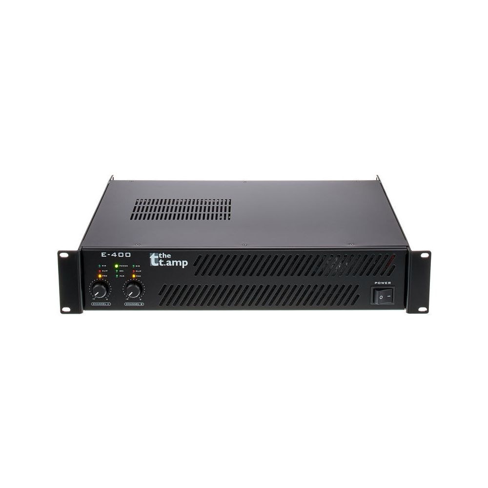 מגבר הספק סטריאו the t.amp – 2×310W ב-4 אוהם, לימיטר והגנות, ראק 2U 2 מגבר ההספק הסטריאו של the t.amp – מגבר הספק סטריאו, תמונה 2