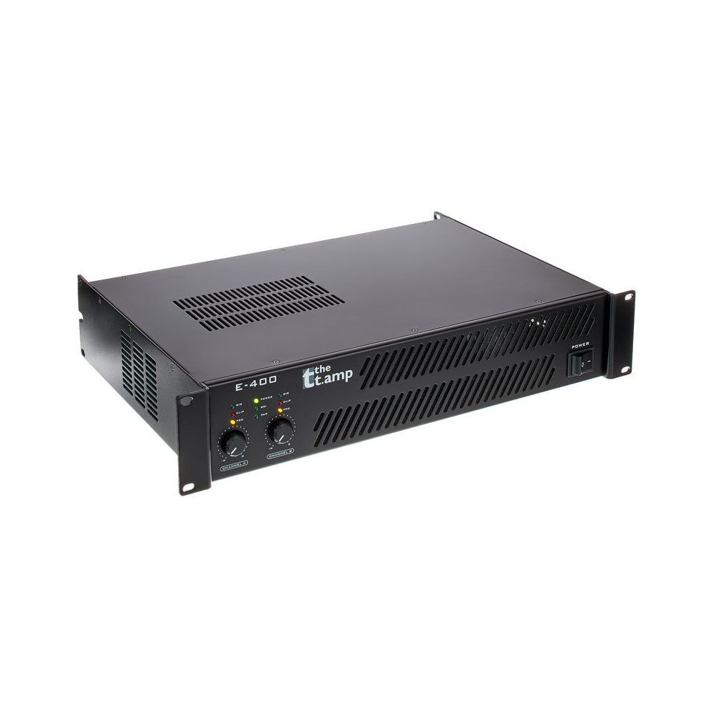 מגבר הספק סטריאו the t.amp – 2×310W ב-4 אוהם, לימיטר והגנות, ראק 2U 3 מגבר ההספק הסטריאו של the t.amp – מגבר הספק סטריאו, תמונה 3