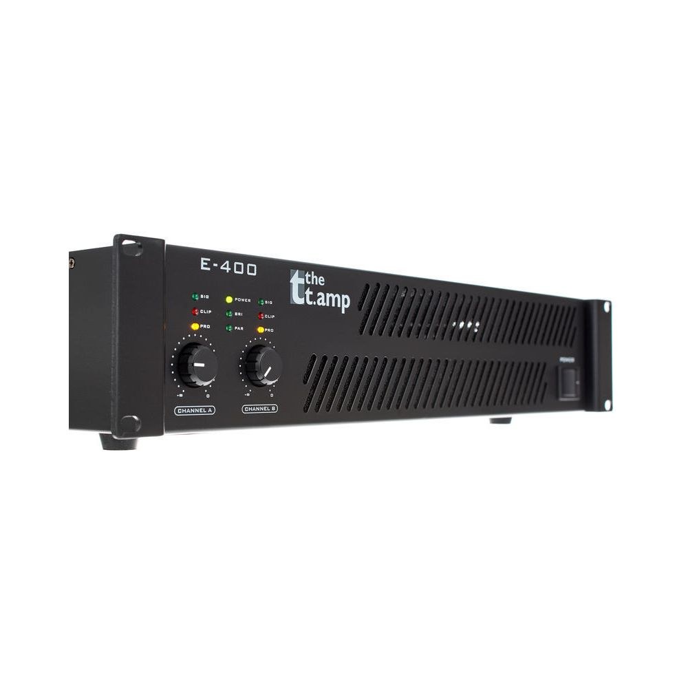 מגבר הספק סטריאו the t.amp – 2×310W ב-4 אוהם, לימיטר והגנות, ראק 2U 7 מגבר ההספק הסטריאו של the t.amp – מגבר הספק סטריאו, תמונה 7