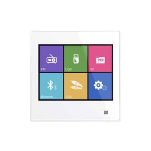 מגבר קיר לבית ולעסק Polman PLM837 – מסך מגע 3.5 אינץ׳, Bluetooth ו-2×10W