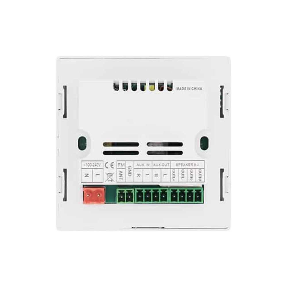 מגבר קיר לבית ולעסק Polman PLM837 – מסך מגע 3.5 אינץ׳, Bluetooth ו-2×10W 4 מגבר קיר Polman PLM837 עם מסך מגע מואר – תמונה 4