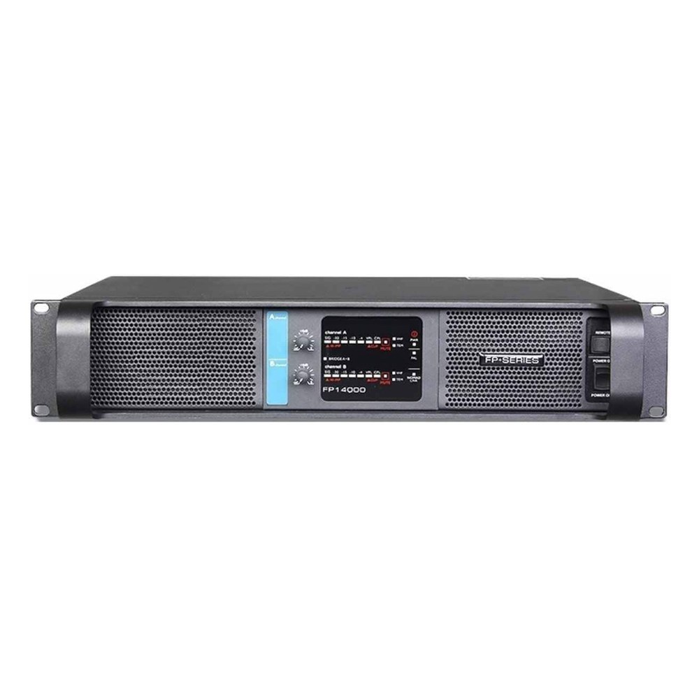מגבר כוח Polman FP 14000Q – 2 × 4400W ב-4Ω, מצבי סטריאו, ברידג׳ ופרלל 3 מגבר כוח Polman FP 14000Q דו-ערוצי – תמונה 3