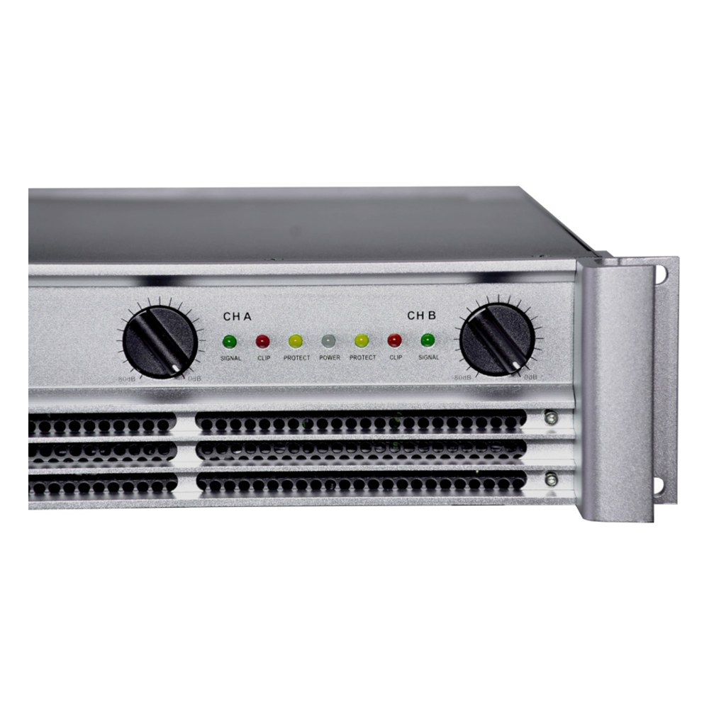 מגבר כוח Polman MH3200 – 2×650W ב-4 אוהם ו-1900W בגישור, Class H 3 מגבר כוח Polman MH3200 דו-ערוצי Class H במארז 2U – תמונה 3