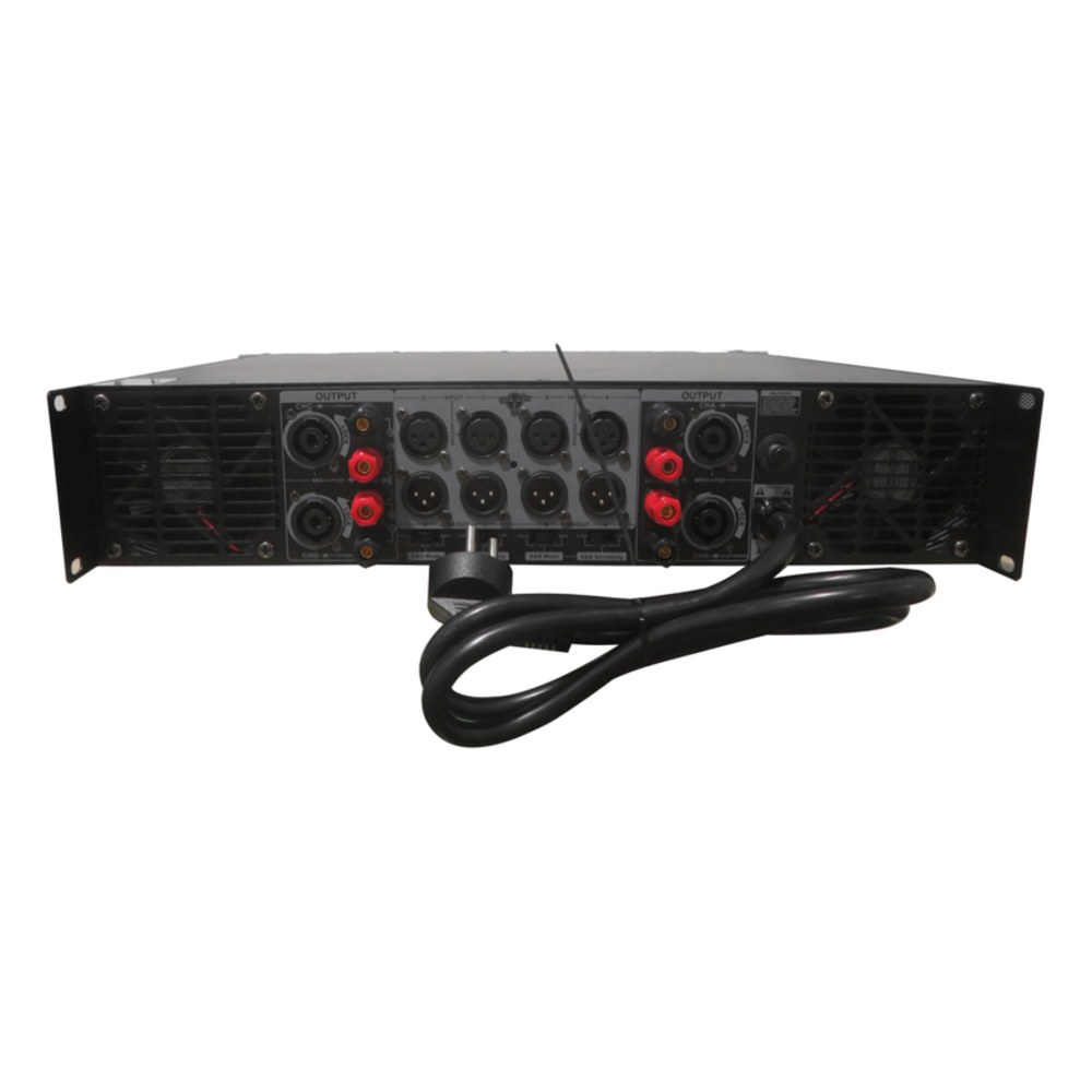 מגבר כוח 4 ערוצים Polman MH4300 – 4x300W ב-8 אוהם, Class H, עבודה עד 2 אוהם 3 מגבר כוח 4 ערוצים Polman MH4300 – תמונה 3