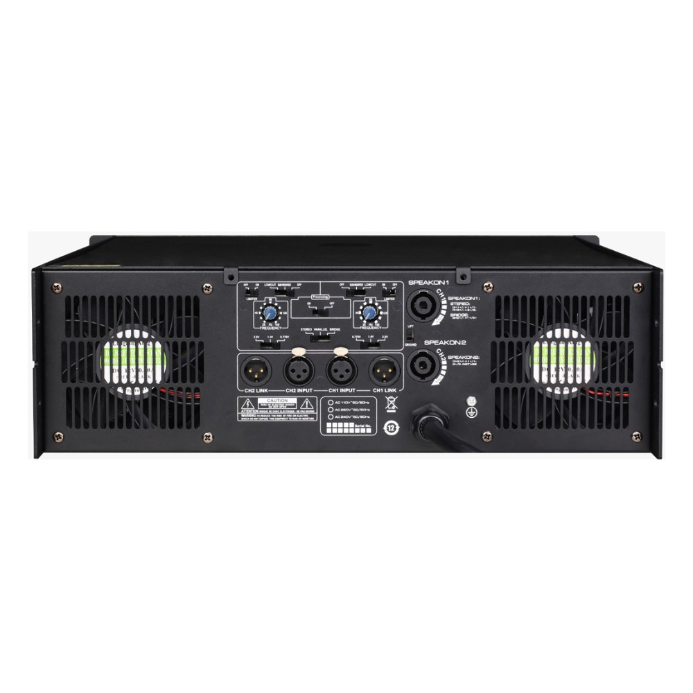 מגבר כוח Polman MH9400 MK2 – 6100W בגישור ב-4 אוהם, Class H, עבודה עד 2 אוהם 2 מגבר כוח Polman MH9400 MK2 – תמונה 2