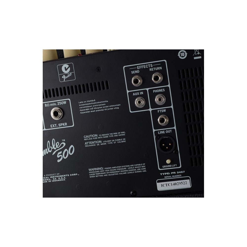 מגבר קומבו לבס Fender Rumble 500 – 500W עם 2 רמקולי 10 אינץ׳ 7 Fender Rumble 500 – מגבר קומבו לבס, תמונה 7