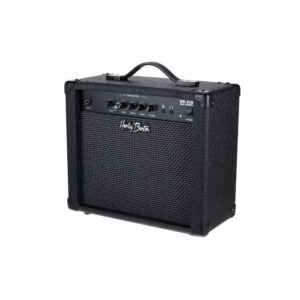 מגבר לגיטרה בס Harley Benton 20W – קומפרסור מובנה, EQ עם מיד פרמטרי, יציאת אוזניות