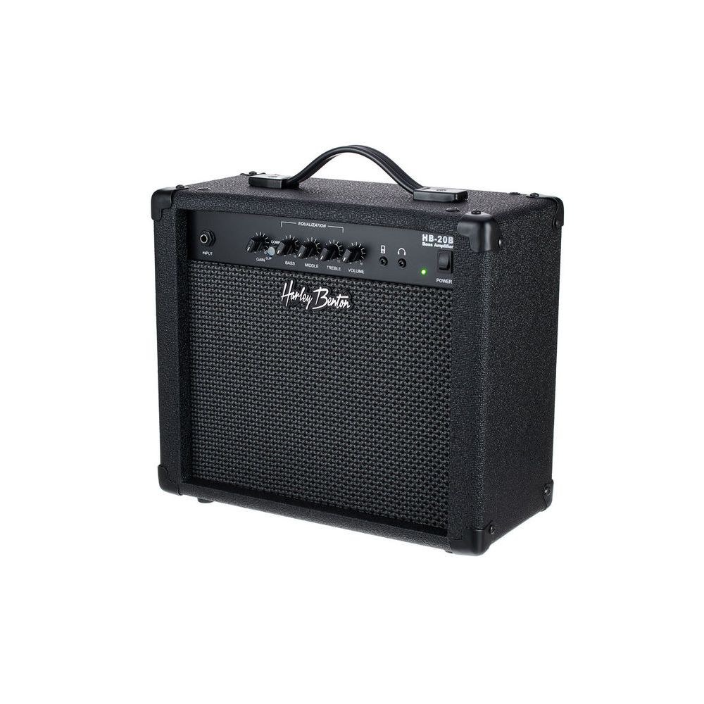 מגבר לגיטרה בס Harley Benton 20W – קומפרסור מובנה, EQ עם מיד פרמטרי, יציאת אוזניות (יבוא בלעדי) 1 מגבר לגיטרה בס Harley Benton 20W – קומפרסור מובנה, EQ עם מיד פרמטרי, יציאת אוזניות