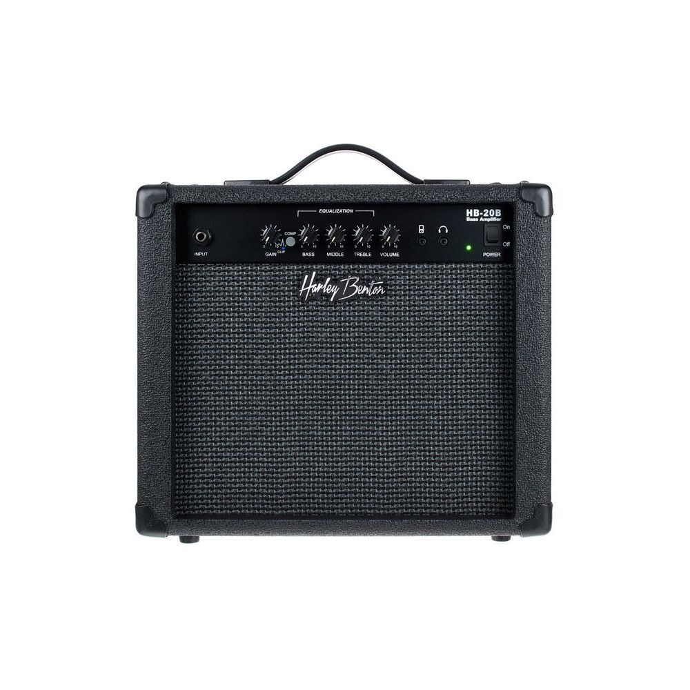 מגבר לגיטרה בס Harley Benton 20W – קומפרסור מובנה, EQ עם מיד פרמטרי, יציאת אוזניות (יבוא בלעדי) 5 מגבר הבס 20W של Harley Benton – מגבר לגיטרה בס, תמונה 5