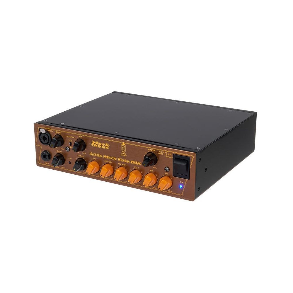 ראש מגבר לבס Markbass Little Mark Tube 800 – 800W עם קדם מנורה 1 ראש מגבר לבס Markbass Little Mark Tube 800 – 800W עם קדם מנורה