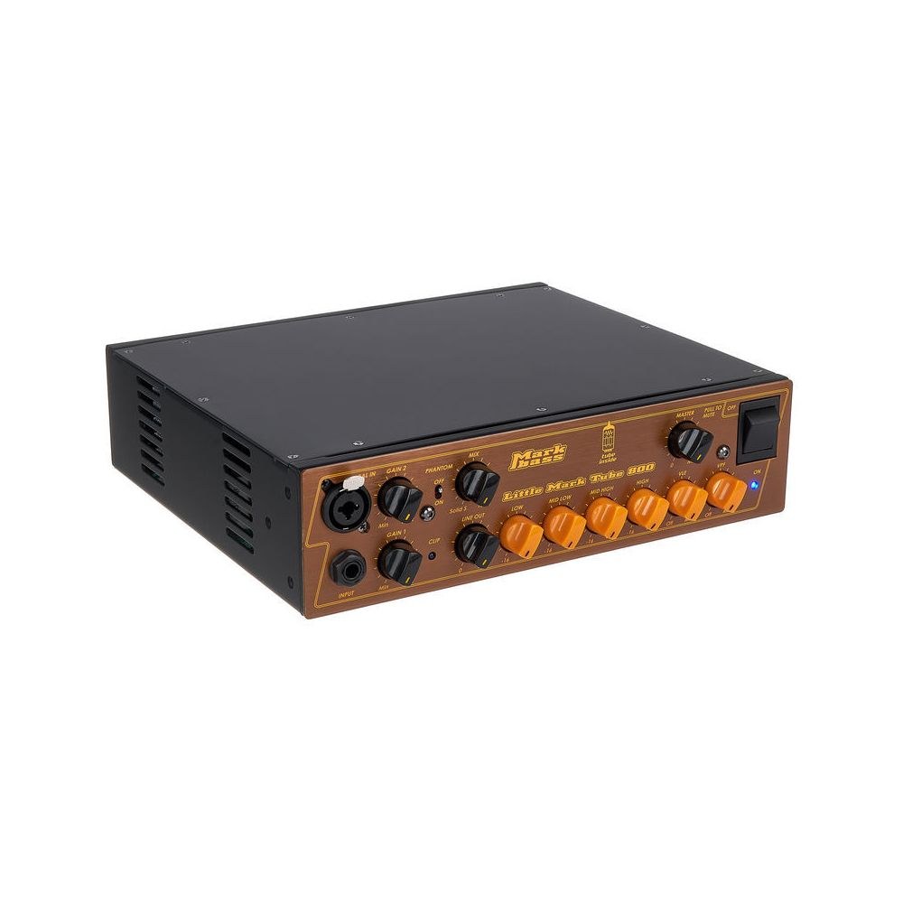 ראש מגבר לבס Markbass Little Mark Tube 800 – 800W עם קדם מנורה 3 Markbass Little Mark Tube 800 – ראש מגבר לבס, תמונה 3