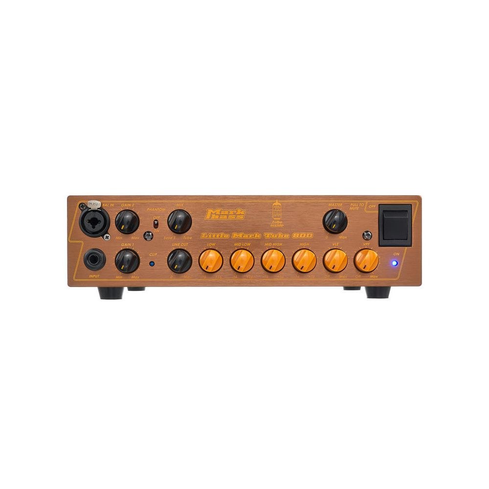 ראש מגבר לבס Markbass Little Mark Tube 800 – 800W עם קדם מנורה 5 Markbass Little Mark Tube 800 – ראש מגבר לבס, תמונה 5