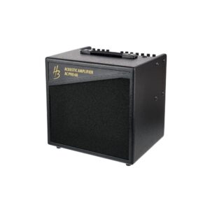 מגבר לגיטרה אקוסטית Harley Benton 45W – שני ערוצים, רמקול 8 אינץ׳ וטוויטר, אפקטים ויציאת DI (יבוא בלעדי)