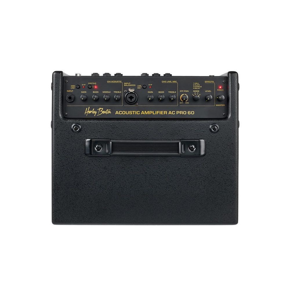 מגבר לגיטרה אקוסטית Harley Benton 45W – שני ערוצים, רמקול 8 אינץ׳ וטוויטר, אפקטים ויציאת DI (יבוא בלעדי) 5 מגבר האקוסטית של Harley Benton – מגבר לגיטרה אקוסטית, תמונה 5