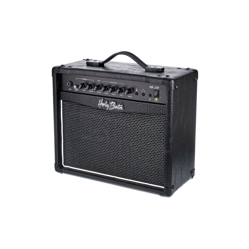 מגבר לגיטרה חשמלית Harley Benton 20W – 2 ערוצים, ריוורב, רמקול 8 אינץ׳, יציאת אוזניות (יבוא בלעדי) 1 מגבר לגיטרה חשמלית Harley Benton 20W – 2 ערוצים, ריוורב, רמקול 8 אינץ׳, יציאת אוזניות