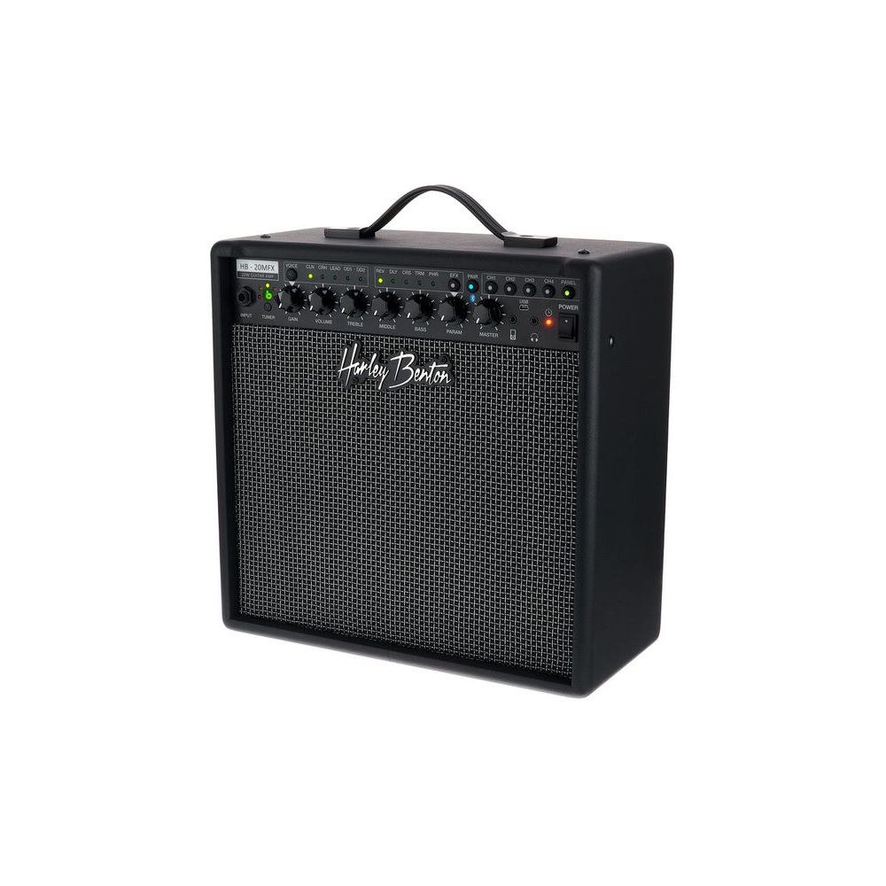 מגבר קומבו לגיטרה Harley Benton 20W עם מודלינג – 5 סוגי צליל, אפקטים, בלוטות׳ וטיונר (יבוא בלעדי) 1 מגבר קומבו לגיטרה Harley Benton 20W עם מודלינג – 5 סוגי צליל, אפקטים, בלוטות׳ וטיונר