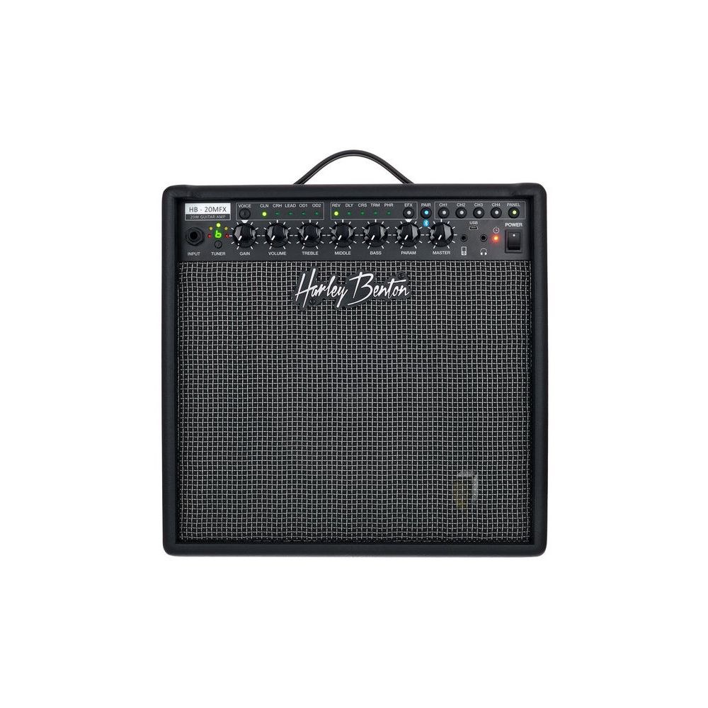 מגבר קומבו לגיטרה Harley Benton 20W עם מודלינג – 5 סוגי צליל, אפקטים, בלוטות׳ וטיונר (יבוא בלעדי) 5 מגבר המודלינג 20W של Harley Benton – מגבר קומבו לגיטרה חשמלית, תמונה 5