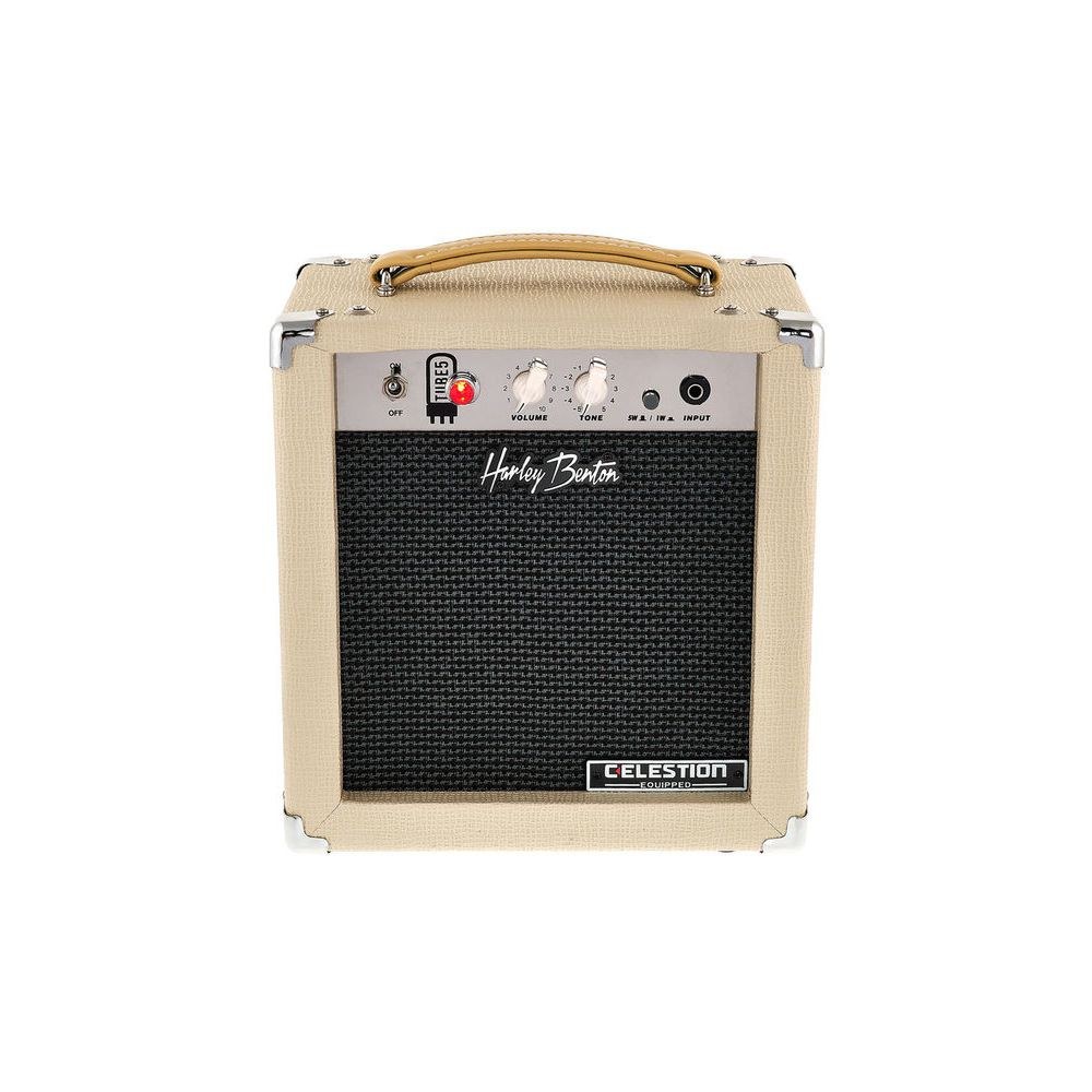 מגבר מנורות לגיטרה Harley Benton 5W – קומבו Class A, רמקול Celestion 8 אינץ׳, מצב 1W (יבוא בלעדי) 2 מגבר המנורות 5W של Harley Benton – מגבר מנורות לגיטרה, תמונה 2