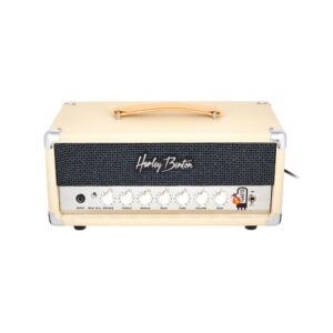 ראש מגבר מנורות לגיטרה Harley Benton 15W – EL84, ריוורב קפיצים, מצב 1W, לופ אפקטים (יבוא בלעדי)