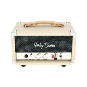 ראש מגבר מנורות לגיטרה Harley Benton 5W – Class A, מנורות ECC83 ו-6V6, מצב 1W, קרם (יבוא בלעדי)