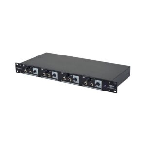 מגבר אוזניות 4 ערוצים Millenium לראק 19 אינץ׳ – כניסה ווליום נפרדים לכל ערוץ, ספק מובנה (יבוא בלעדי)