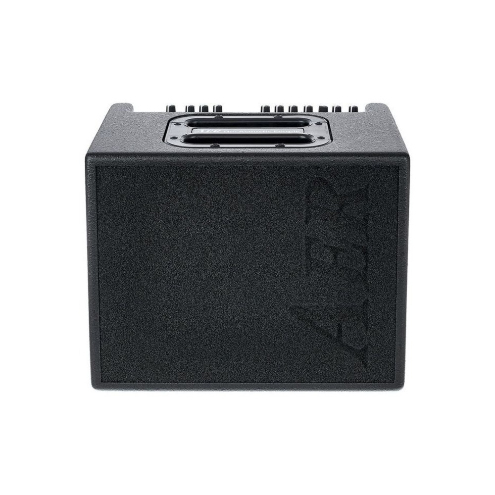 מגבר לגיטרה אקוסטית AER Compact 60/4 שחור 60W – שני ערוצים, אפקטים ויציאת DI 5 מבט צד על מגבר הגיטרה האקוסטית AER Compact 60/4