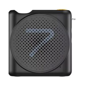 מגבר קול אלחוטי עם מיקרופון דש מגנטי 2.4GHz — בלי אוזנייה על הראש