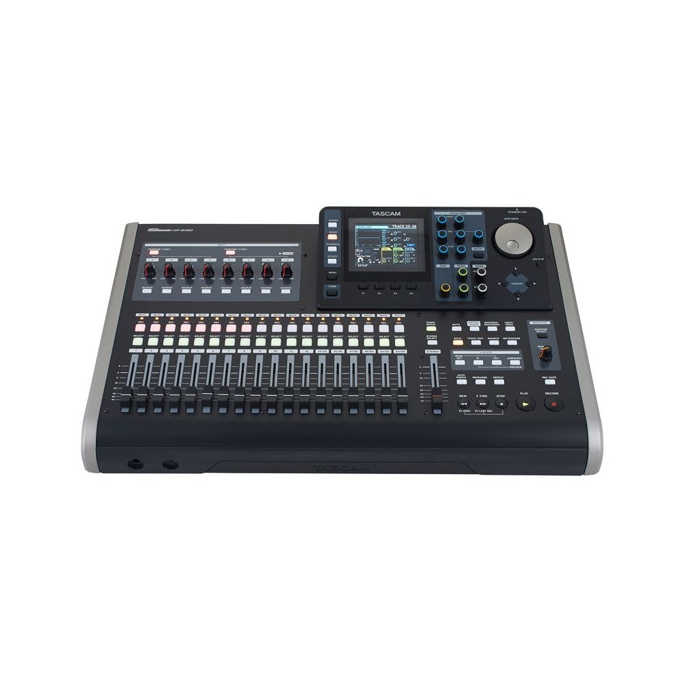 מקליט רב־ערוצי Tascam DP-24SD – 24 ערוצים, 8 כניסות ואפקטים 2 Tascam DP-24SD – מקליט רב־ערוצי, תמונה 2
