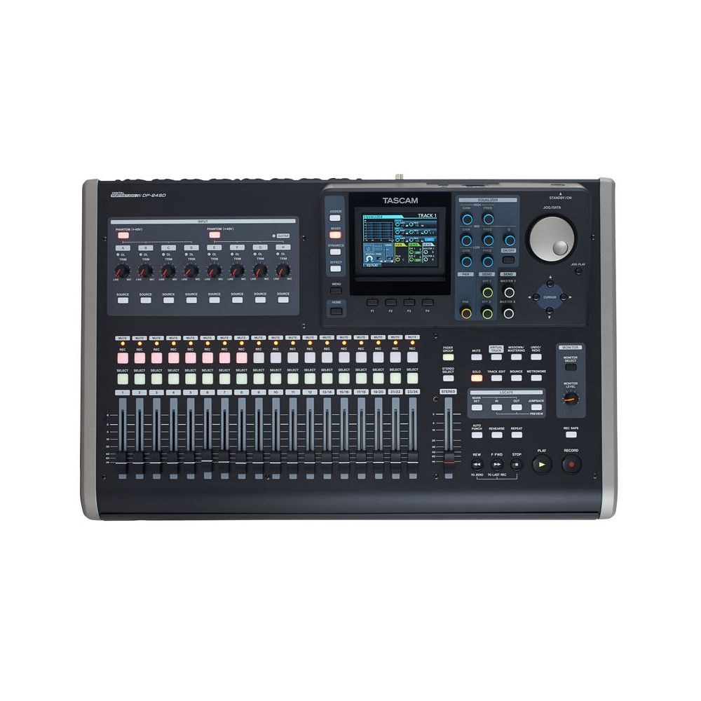 מקליט רב־ערוצי Tascam DP-24SD – 24 ערוצים, 8 כניסות ואפקטים 5 Tascam DP-24SD – מקליט רב־ערוצי, תמונה 5