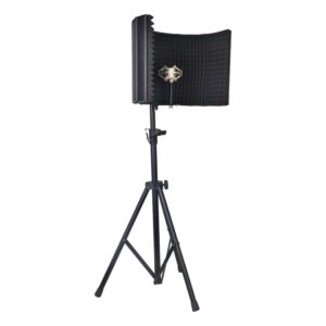 מסך אקוסטי מתקפל Stone MS025 – כולל סטנד לגובה 1.75 מ׳ וזרוע למיקרופון
