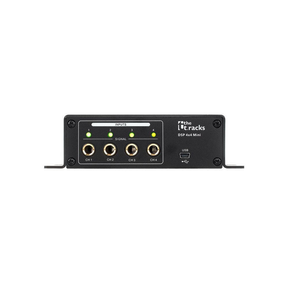 מעבד DSP קומפקטי the t.racks – 4 כניסות ו-4 יציאות מאוזנות, תכנות ב-USB, כולל ספק 5 מעבד ה-DSP הקומפקטי של the t.racks – מעבד DSP לרמקולים, תמונה 5