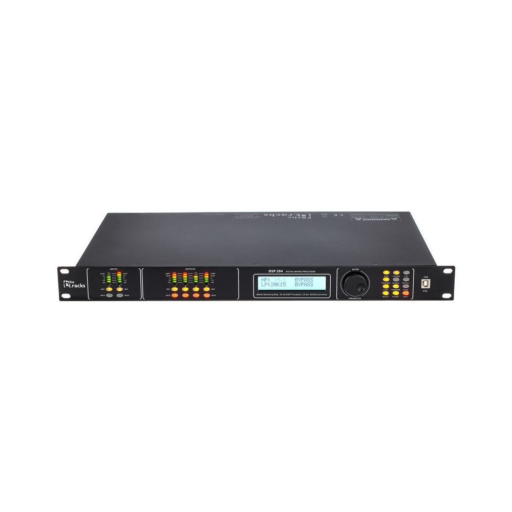 מעבד רמקולים דיגיטלי the t.racks – 2 כניסות ו-4 יציאות, 96kHz, ראק 1U 2 מעבד הרמקולים 2×4 של the t.racks – מעבד רמקולים דיגיטלי, תמונה 2