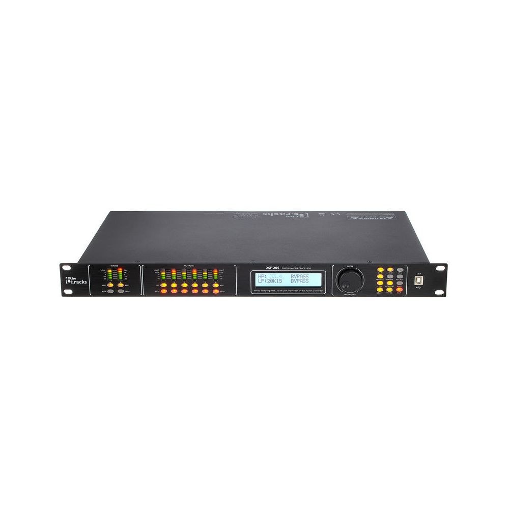 מעבד רמקולים דיגיטלי the t.racks – 2 כניסות ו-6 יציאות, 96kHz, שליטה ב-USB ו-Ethernet 2 מעבד הרמקולים 2×6 של the t.racks – מעבד רמקולים דיגיטלי, תמונה 2